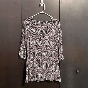 Marks & Spencer Black & White Blouse, US size 12